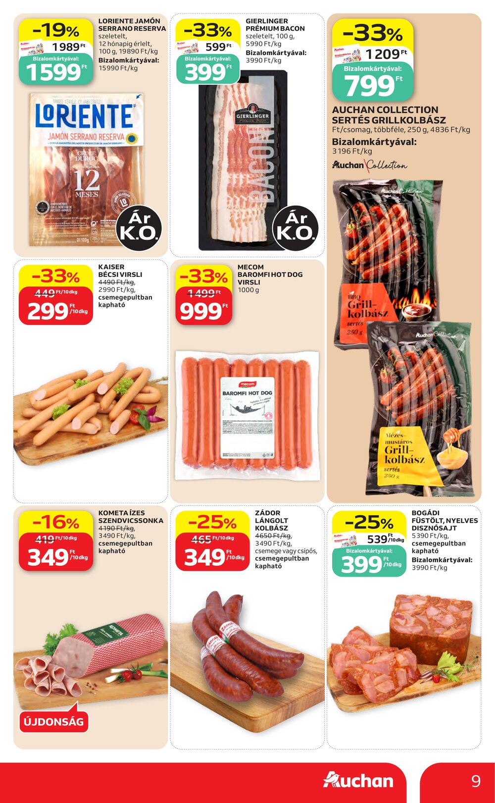 Auchan akciós újság 2026.08.27-től - 9. oldal.