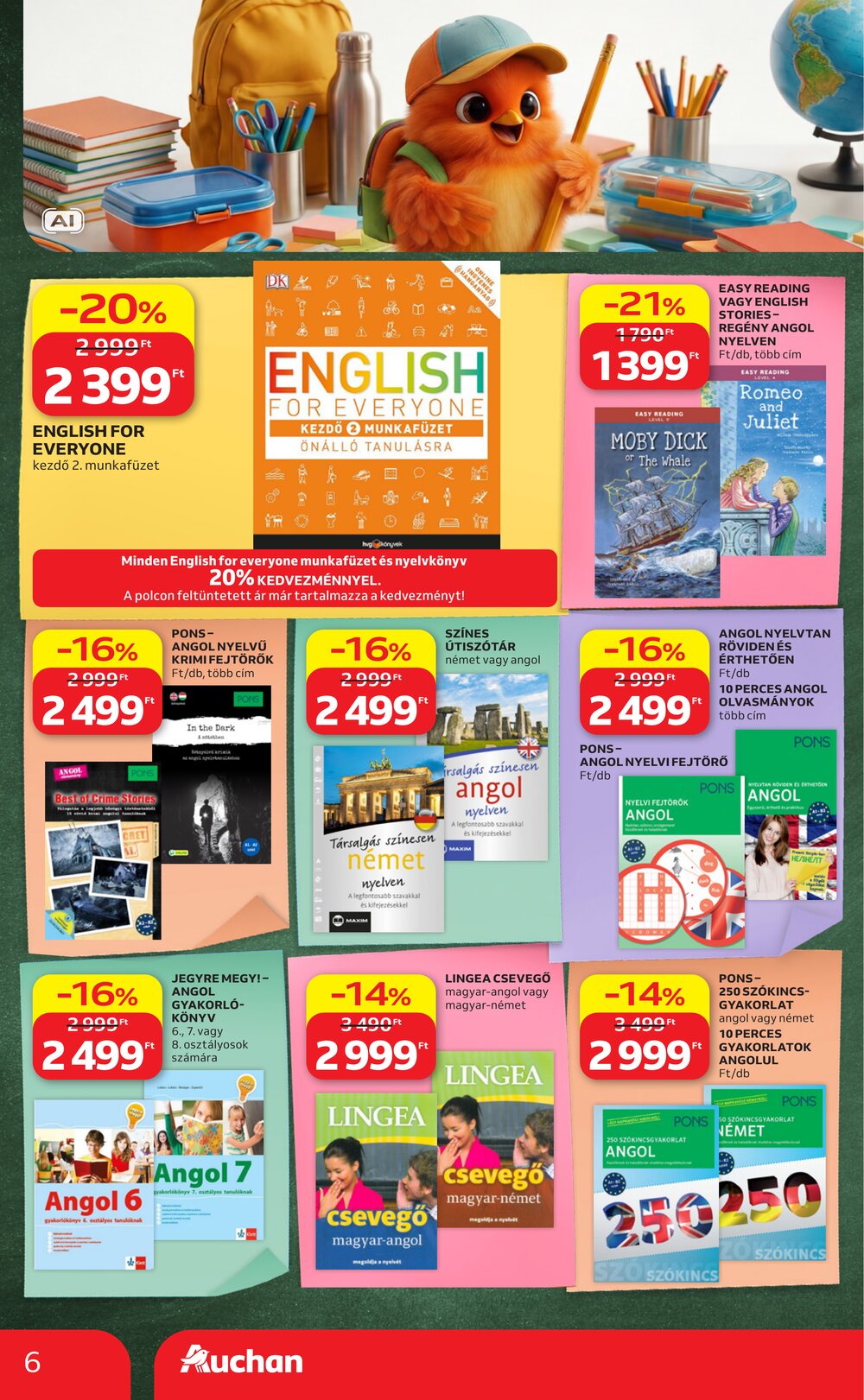 Auchan akciós újság 2026.08.27-től - 6. oldal.