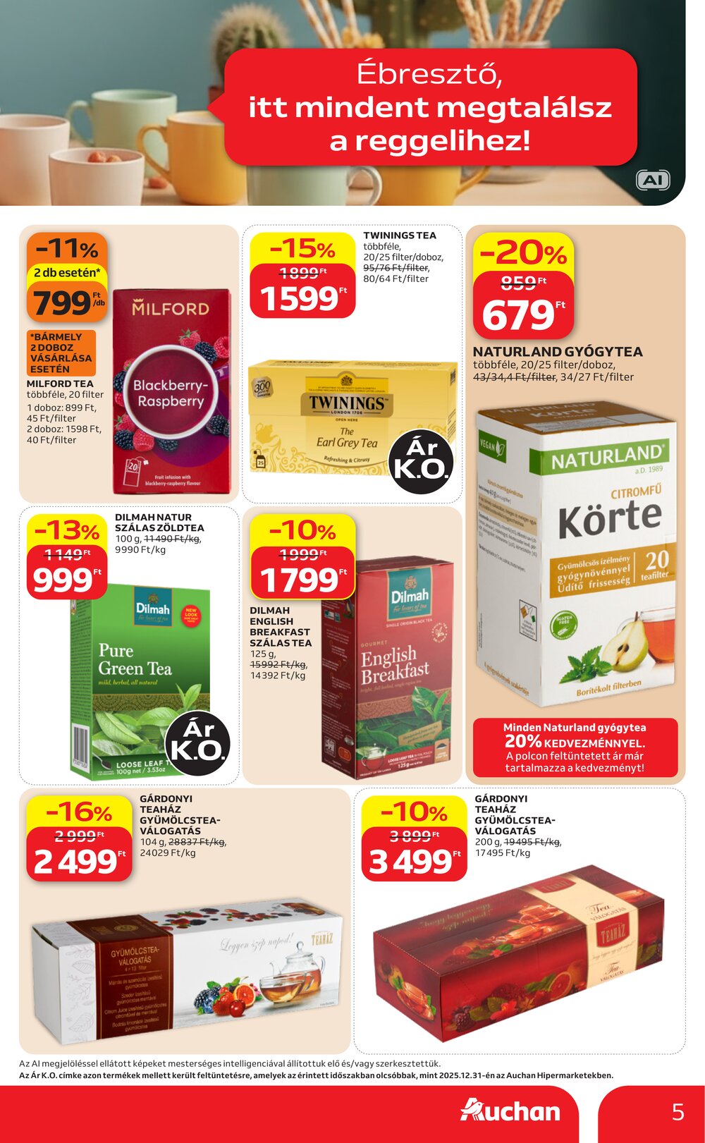 Auchan akciós újság 2026.08.27-től - 5. oldal.