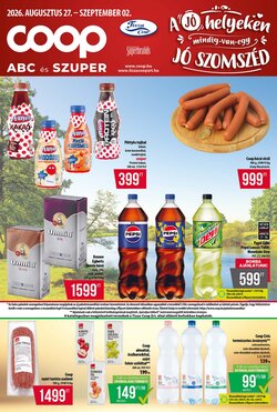 Coop akciós újság 2026.08.27-től