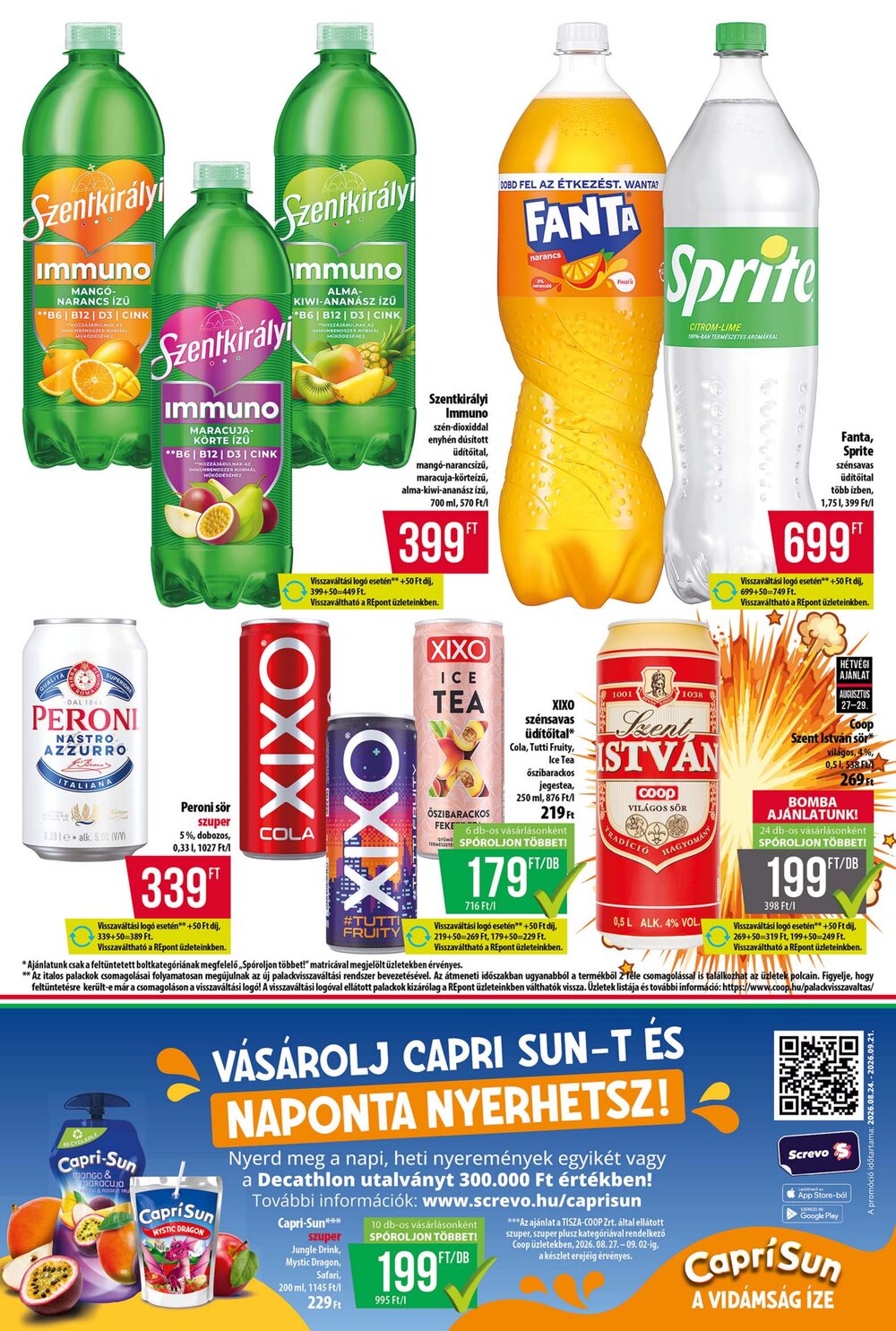 Coop akciós újság 2026.08.27-től - 6. oldal.