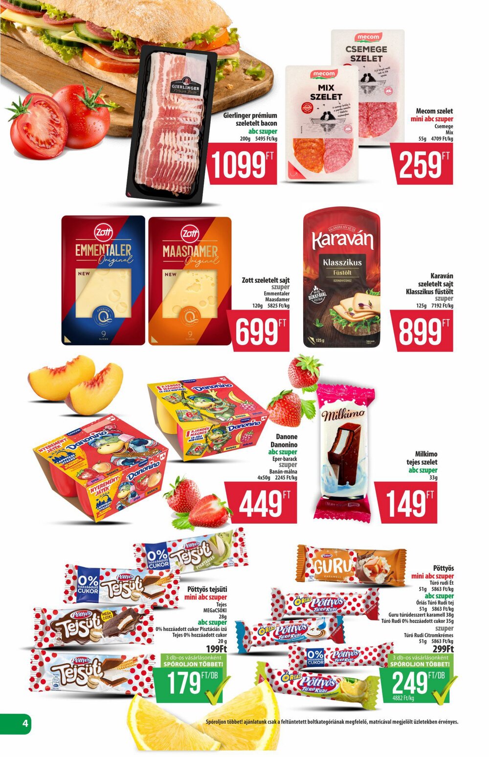 Coop akciós újság 2026.08.27-től - 4. oldal.