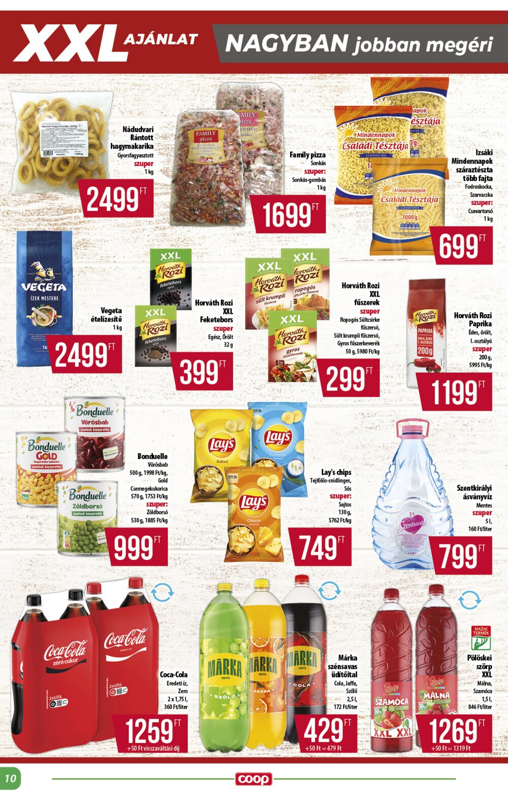 Coop akciós újság 2026.08.27-től - 10. oldal.