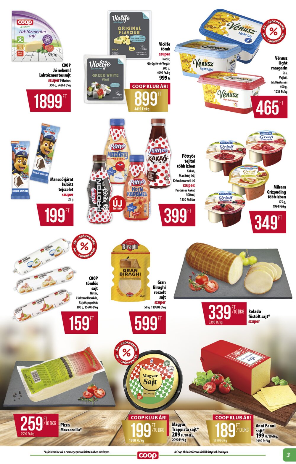 Coop akciós újság 2026.08.27-től - 3. oldal.
