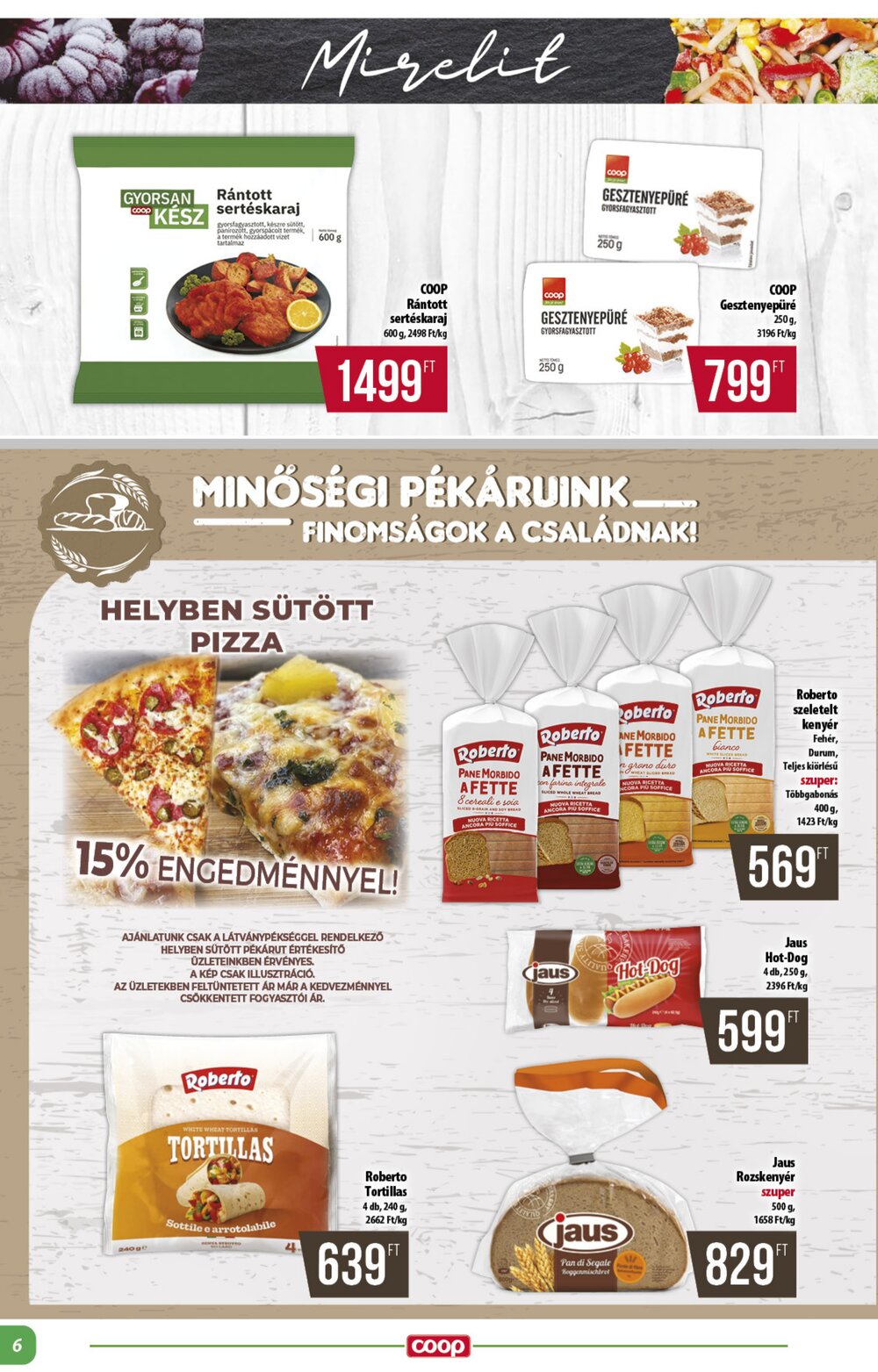 Coop akciós újság 2026.08.27-től - 6. oldal.
