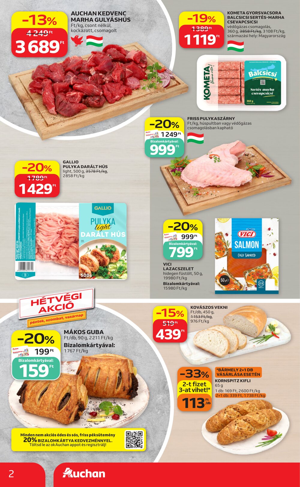 Auchan akciós újság 2026.08.27-től - 2. oldal.