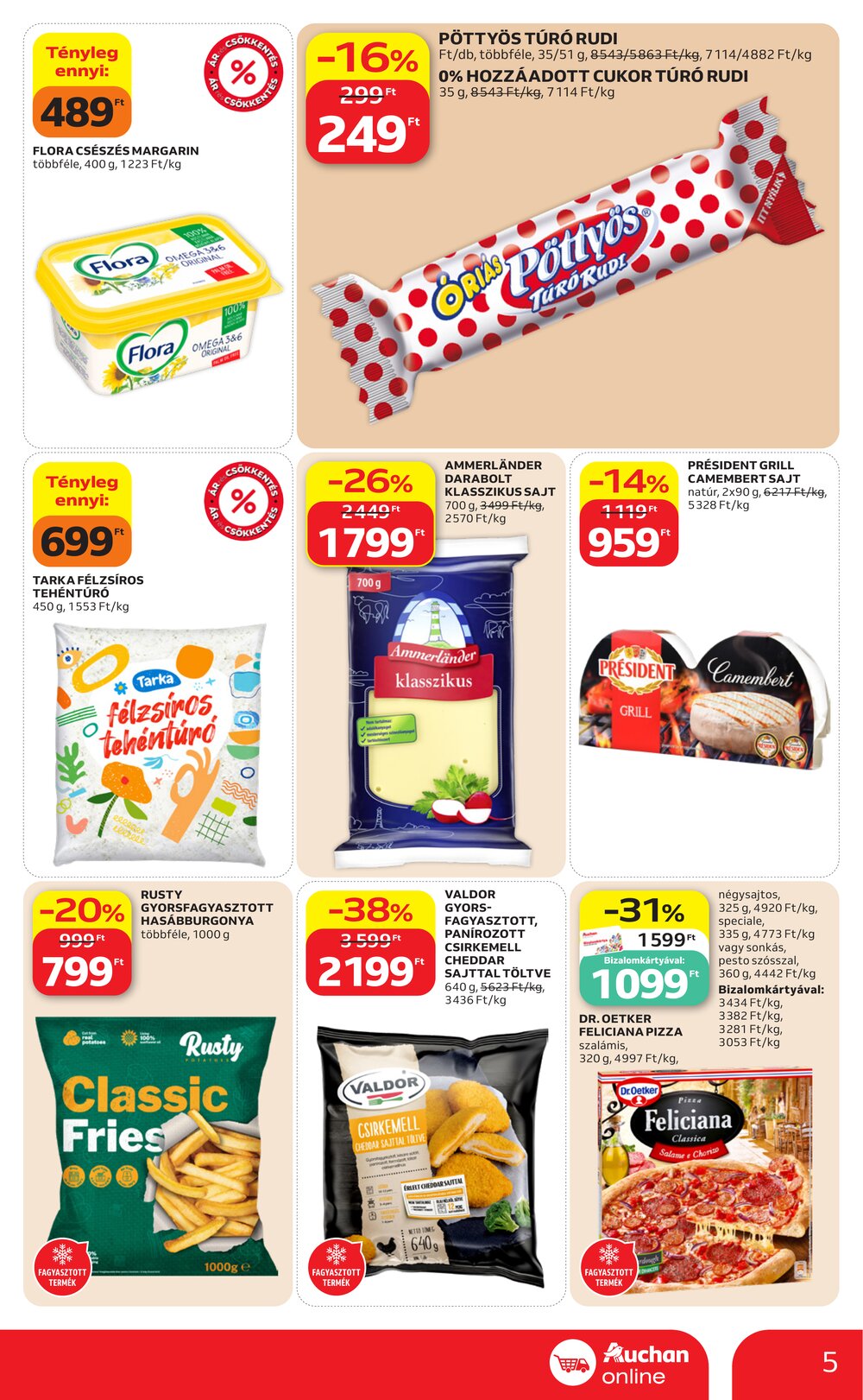 Auchan akciós újság 2026.08.27-től - 5. oldal.