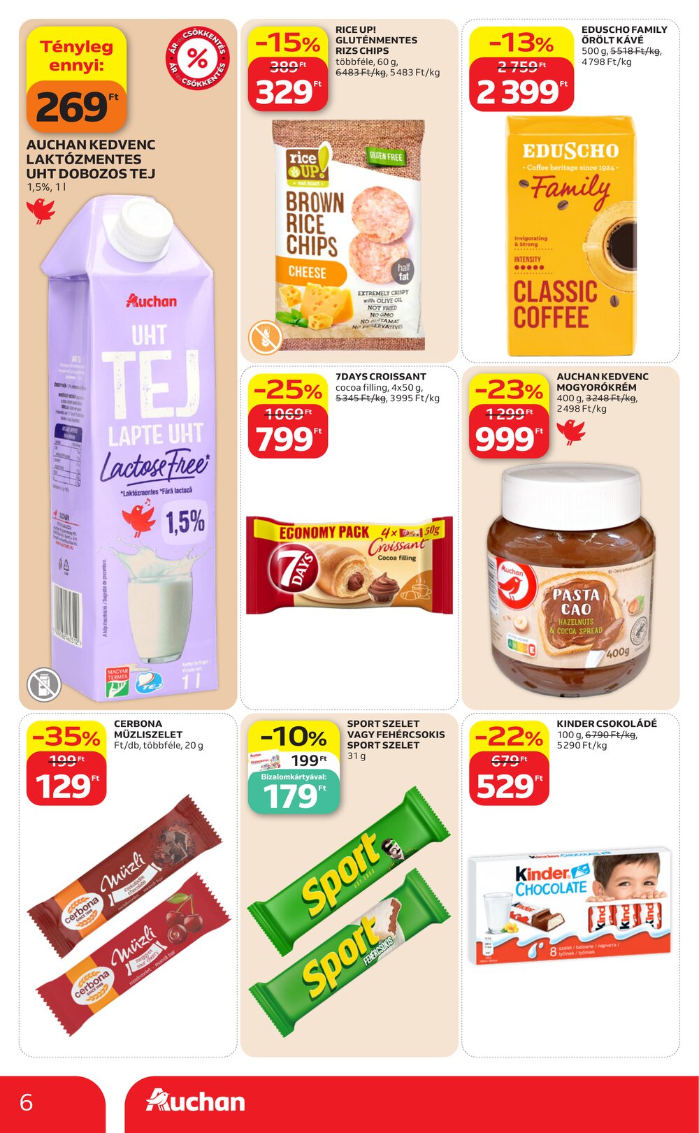 Auchan akciós újság 2026.08.27-től - 6. oldal.