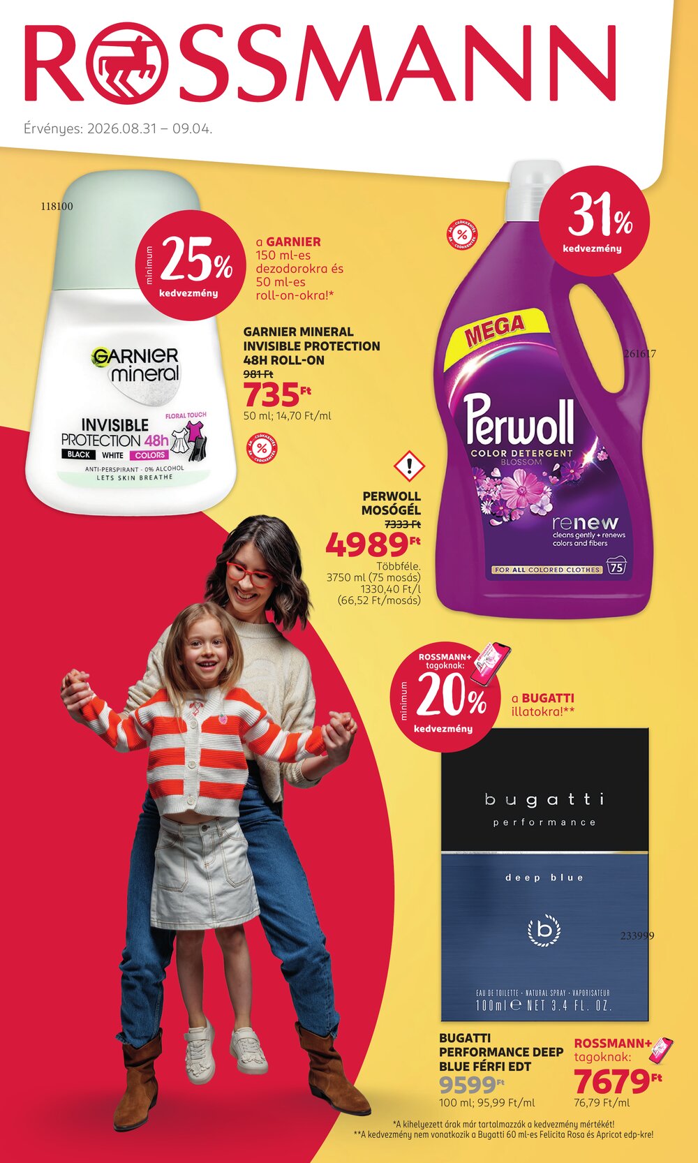 Rossmann akciós újság 2026.08.31-től - 1. oldal.