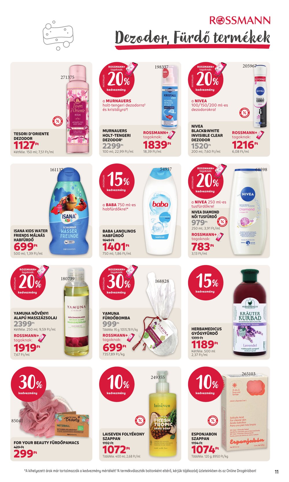 Rossmann akciós újság 2026.08.31-től - 13. oldal.