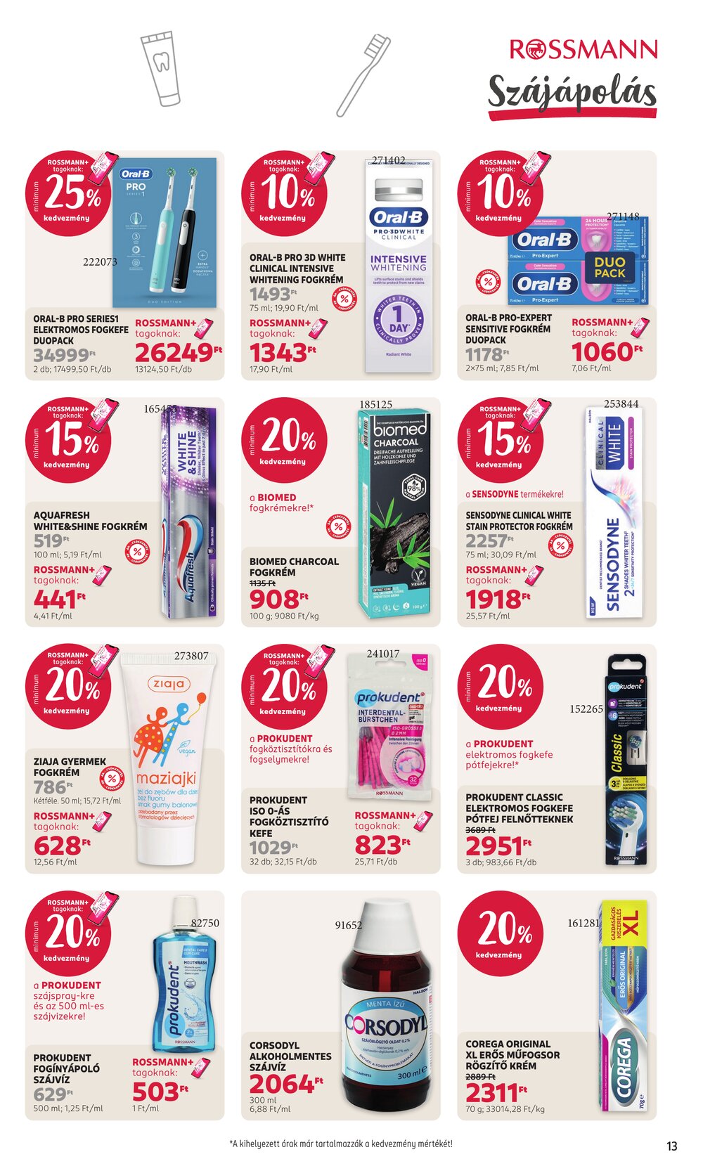 Rossmann akciós újság 2026.08.31-től - 15. oldal.