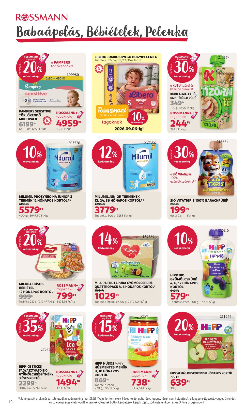 Rossmann akciós újság 2026.08.31-től - 16. oldal.