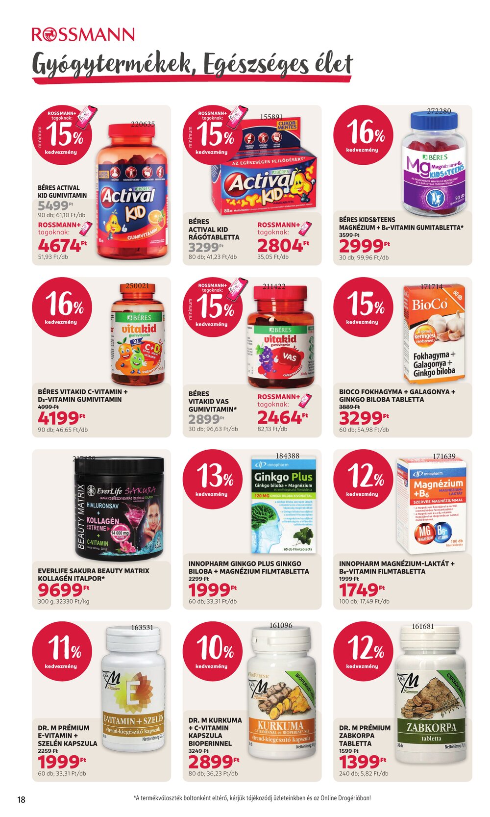Rossmann akciós újság 2026.08.31-től - 20. oldal.