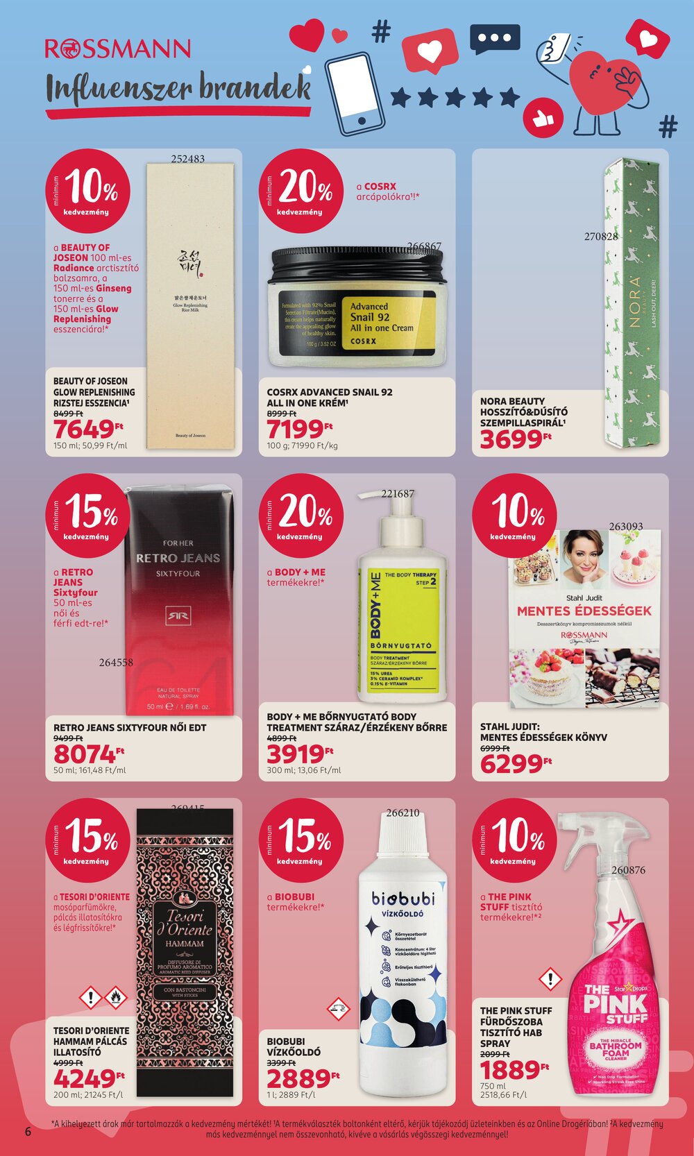 Rossmann akciós újság 2026.08.31-től - 6. oldal.