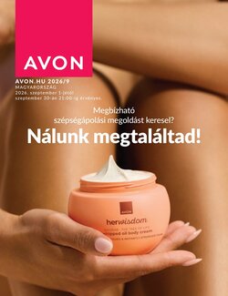 Avon akciós újság 2026.09.01-től