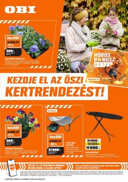 OBI akciós újság 2026.09.01-től