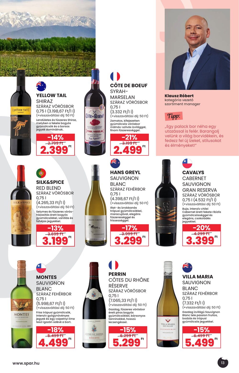 Spar akciós újság 2026.09.02-től - 13. oldal.