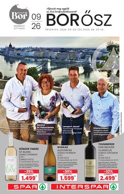Spar akciós újság 2026.09.02-től