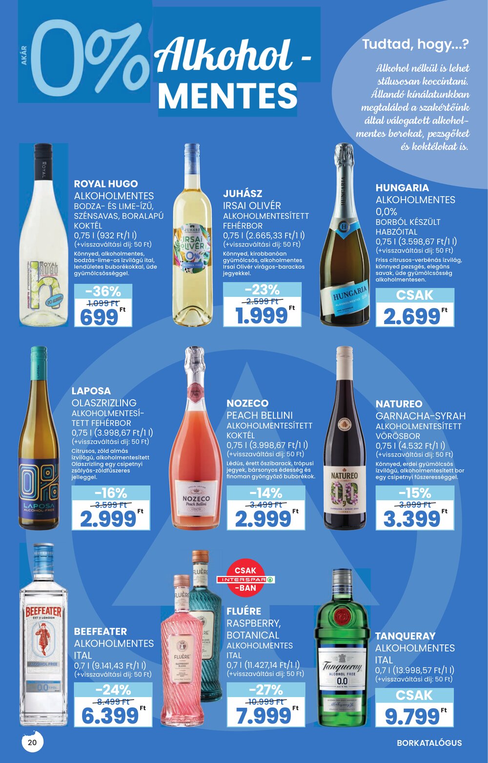 Spar akciós újság 2026.09.02-től - 20. oldal.