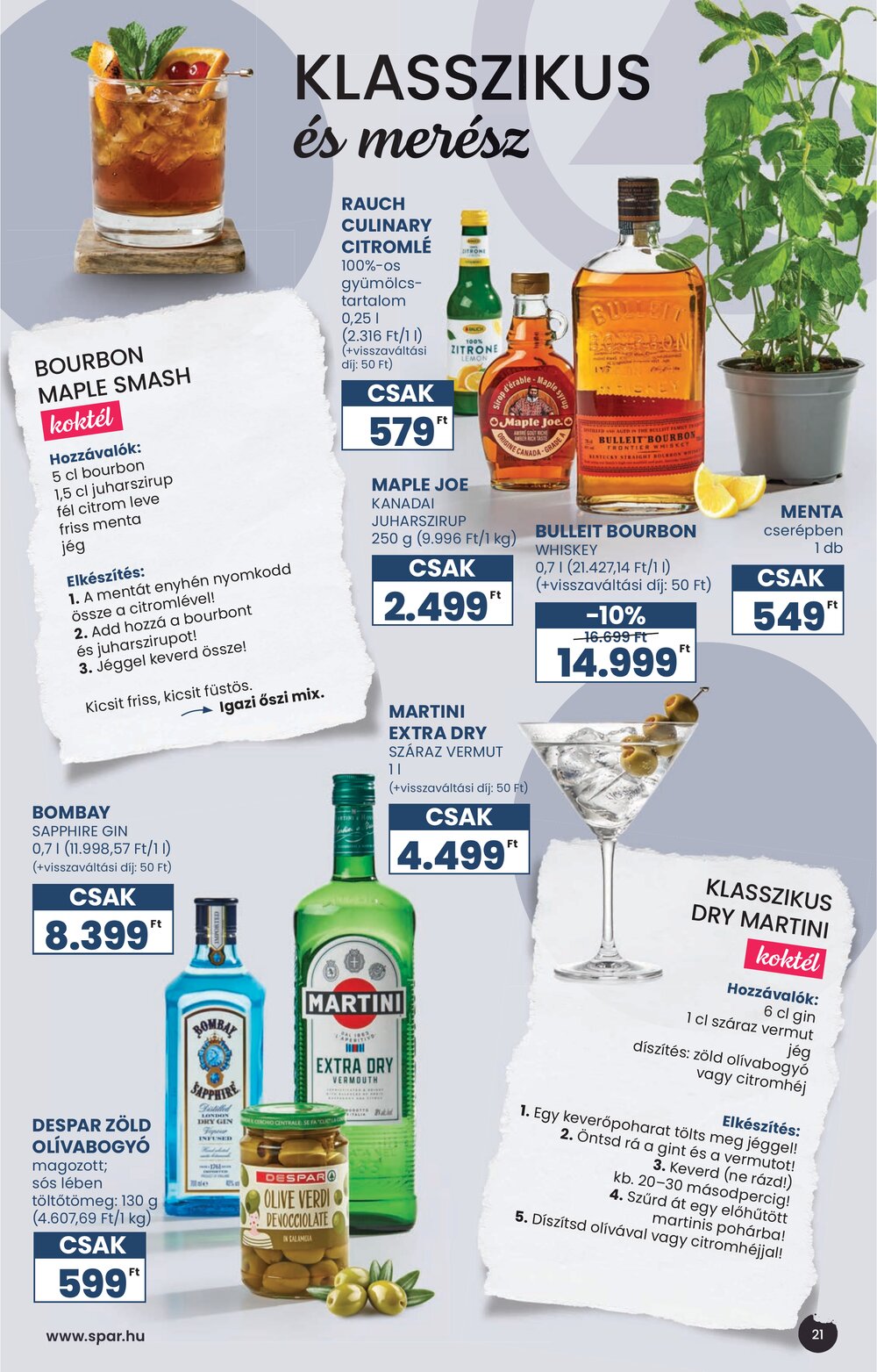 Spar akciós újság 2026.09.02-től - 21. oldal.