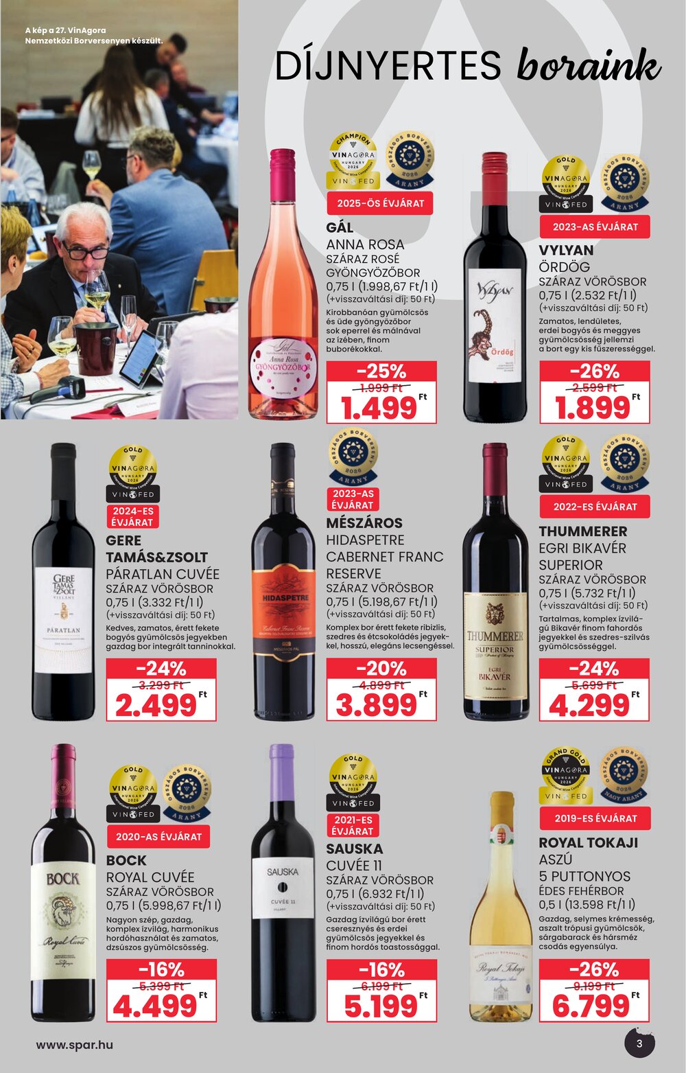 Spar akciós újság 2026.09.02-től - 3. oldal.