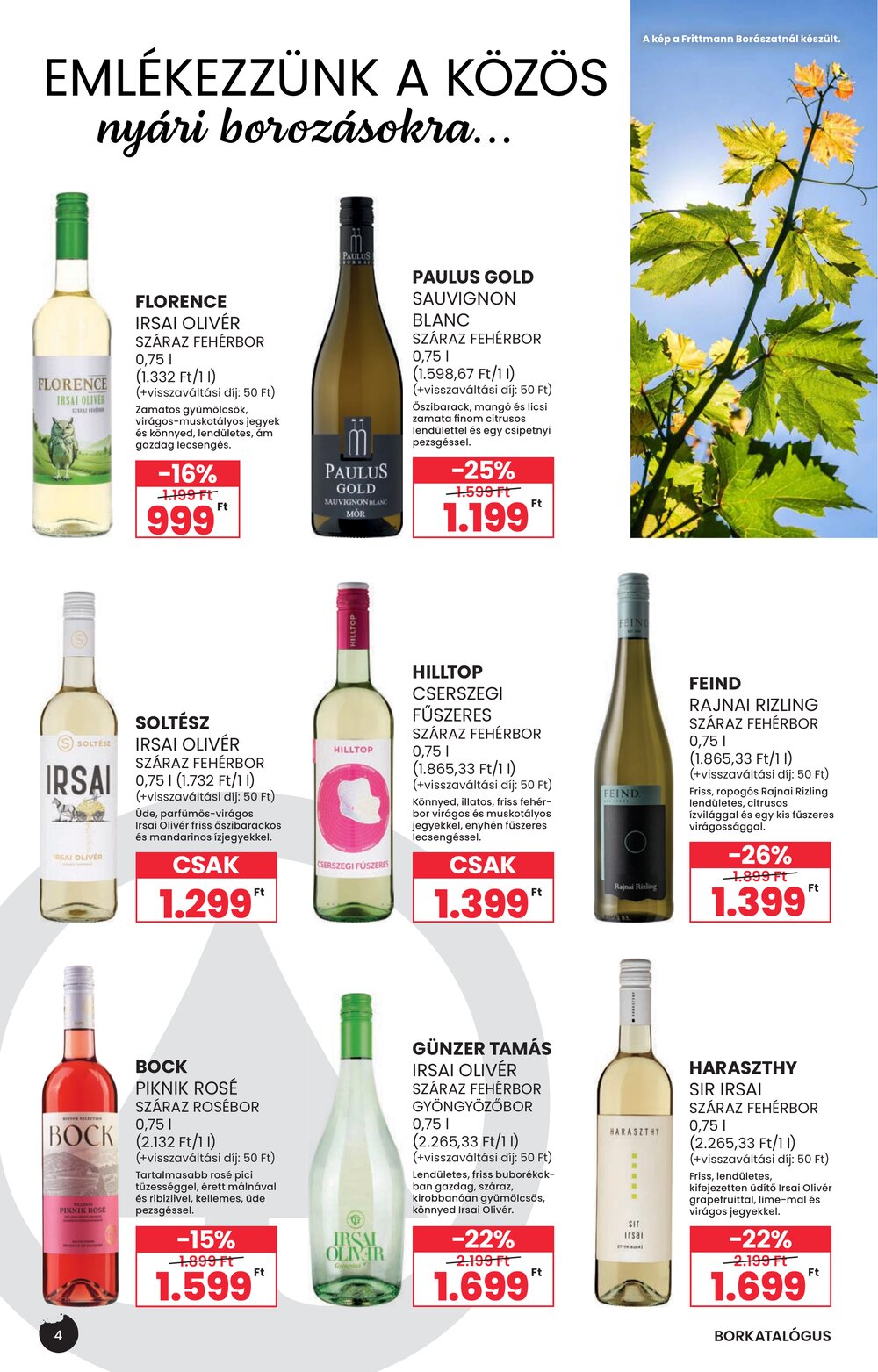 Spar akciós újság 2026.09.02-től - 4. oldal.