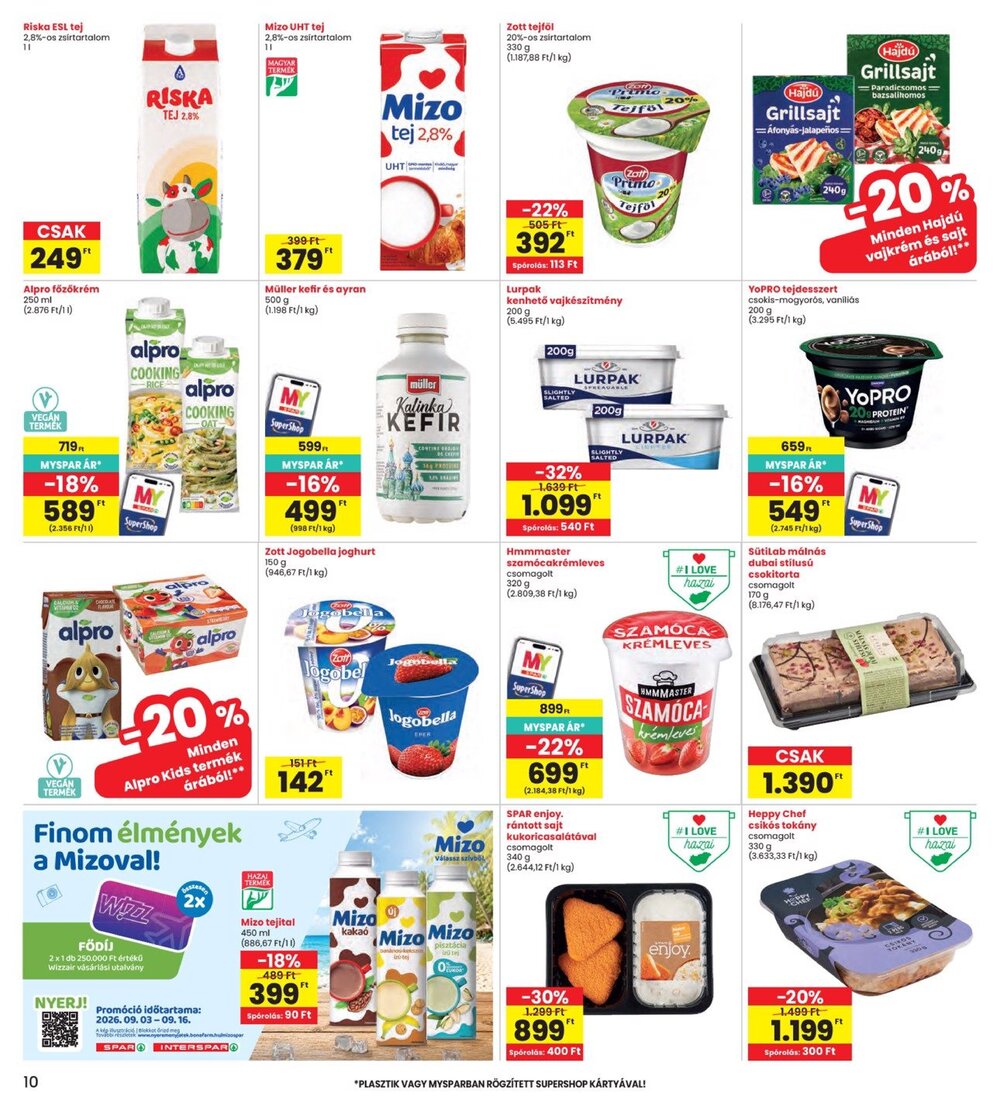 Interspar akciós újság 2026.09.03-tól - 10. oldal.