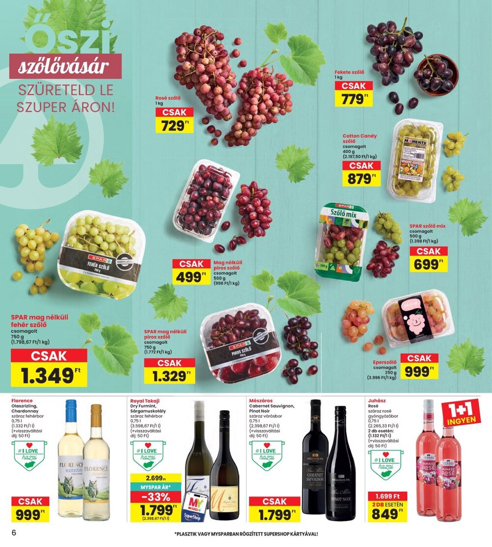 Interspar akciós újság 2026.09.03-tól - 6. oldal.