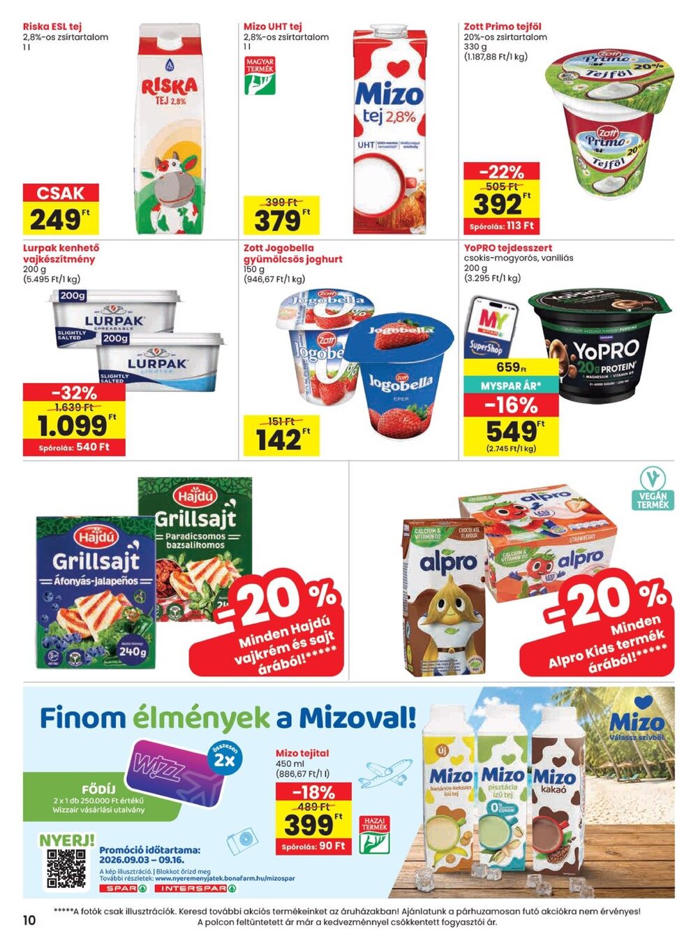 Spar akciós újság 2026.09.03-tól - 10. oldal.