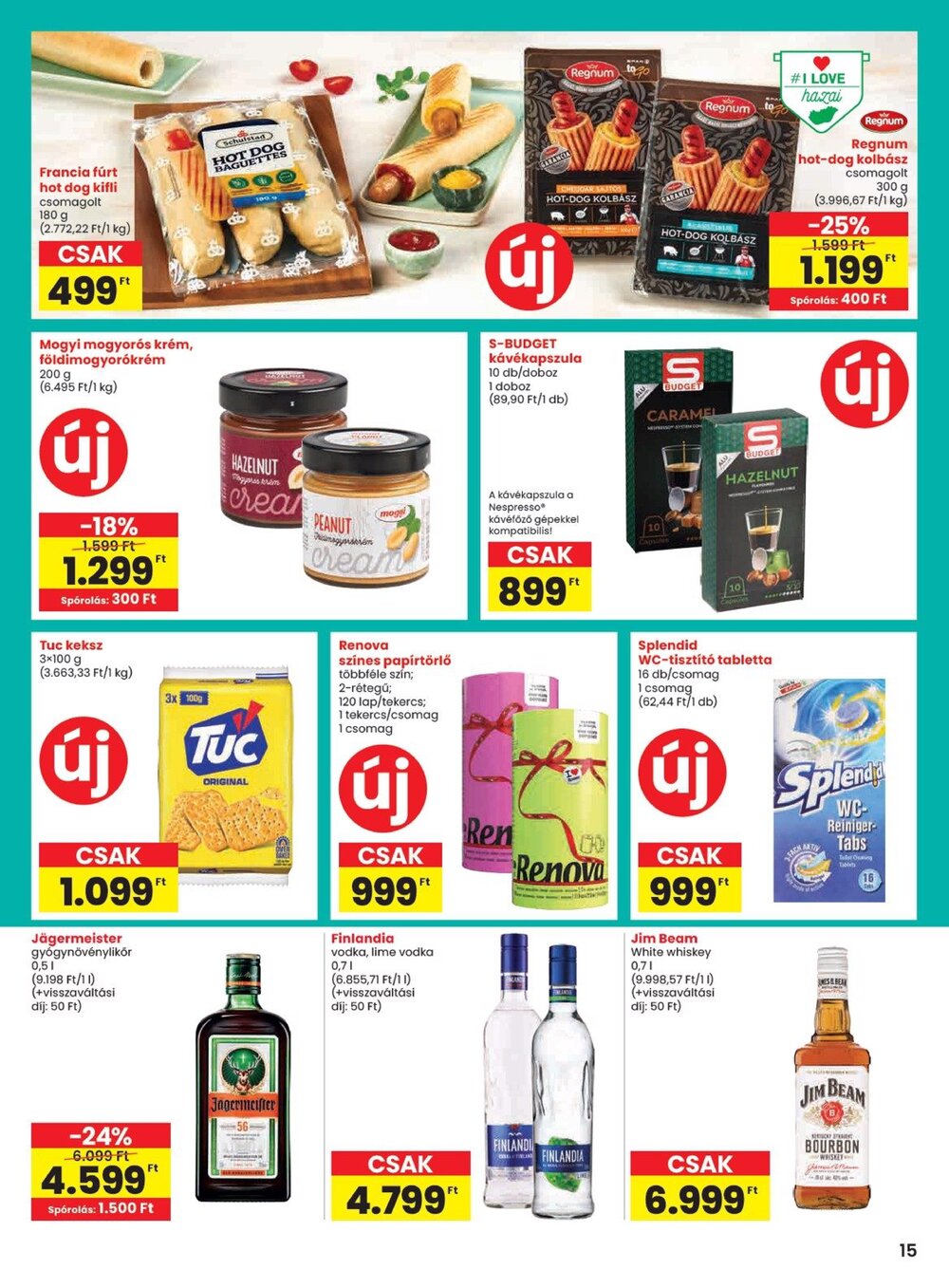 Spar akciós újság 2026.09.03-tól - 15. oldal.
