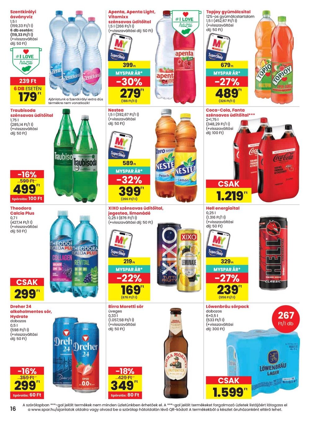 Spar akciós újság 2026.09.03-tól - 16. oldal.