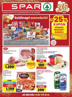 Spar akciós újság 2026.09.03-tól