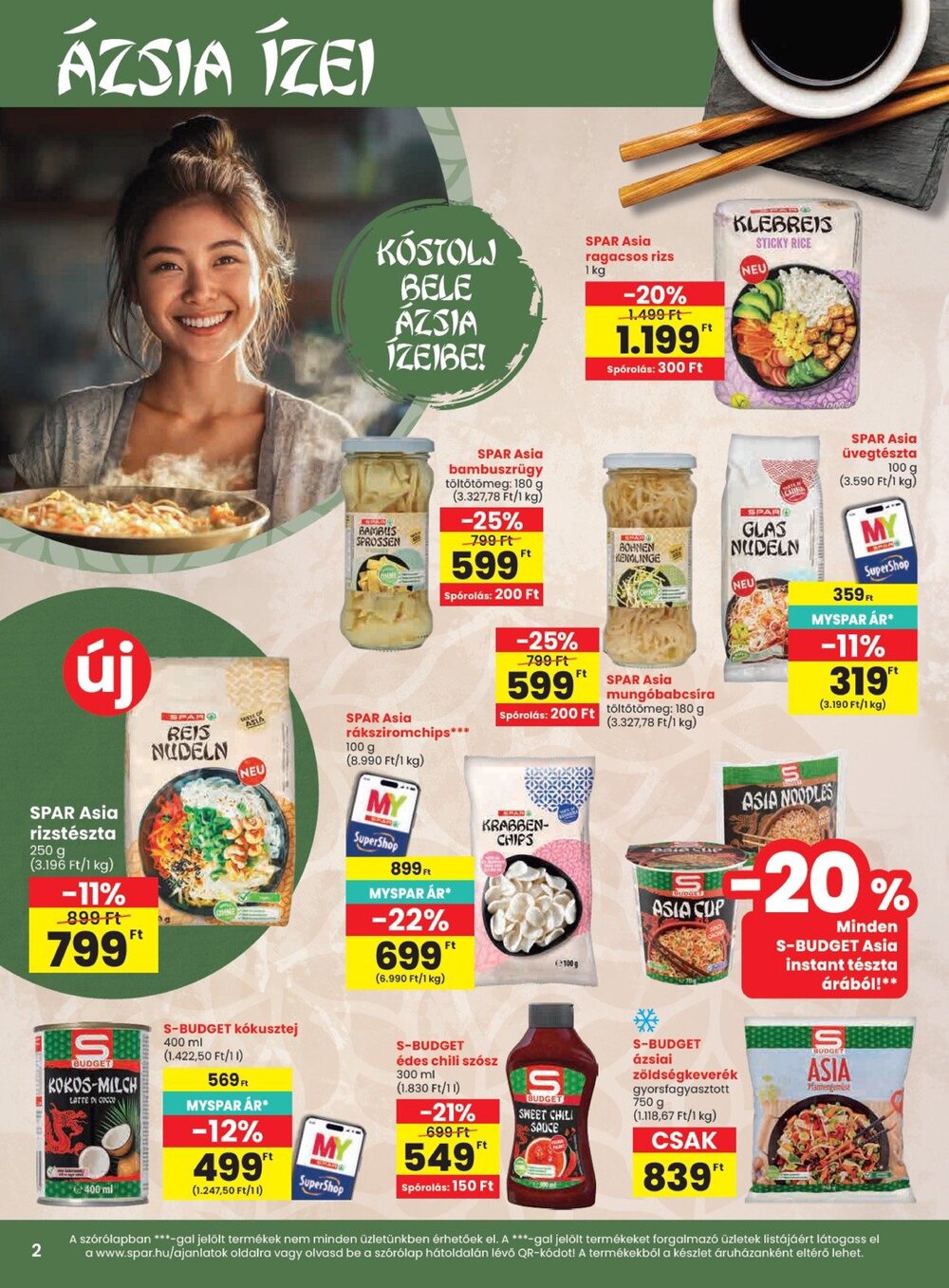 Spar akciós újság 2026.09.03-tól - 2. oldal.