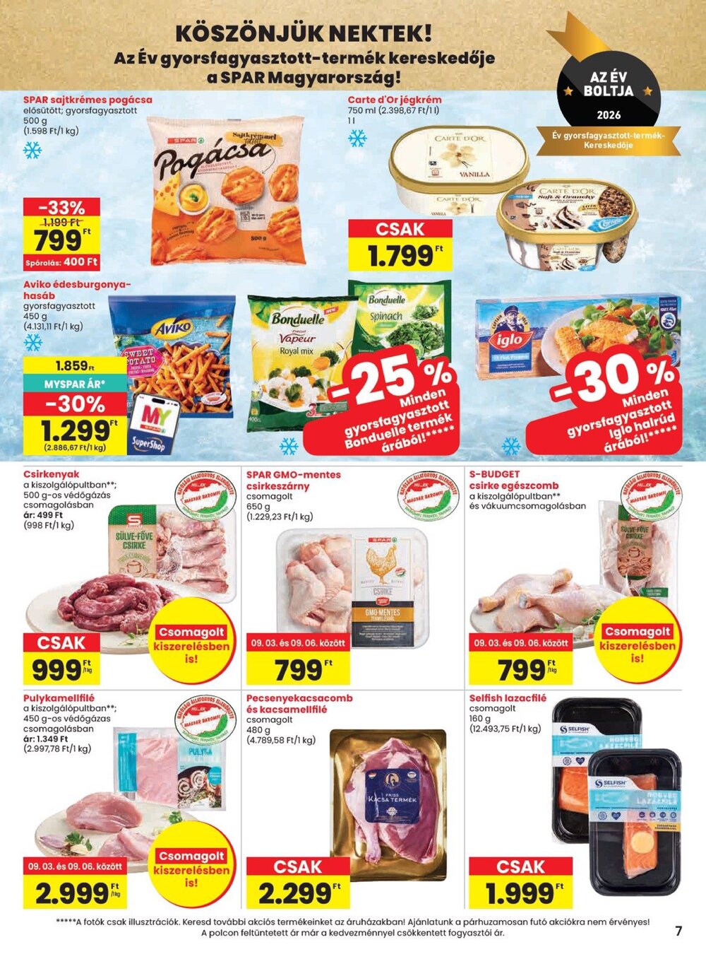 Spar akciós újság 2026.09.03-tól - 7. oldal.