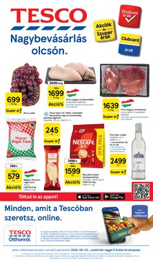 Tesco akciós újság 2026.09.03-tól