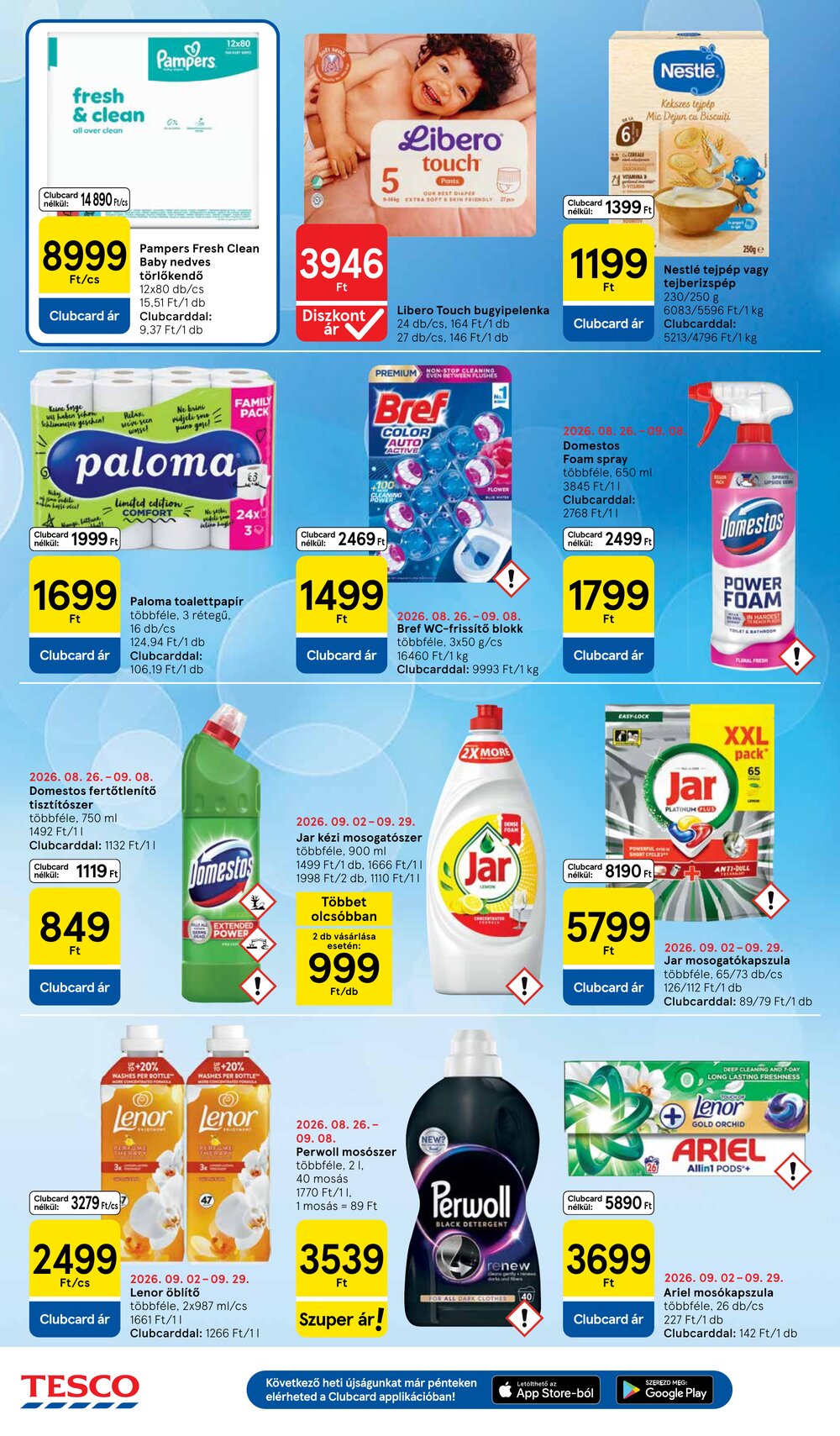 Tesco akciós újság 2026.09.03-tól - 8. oldal.