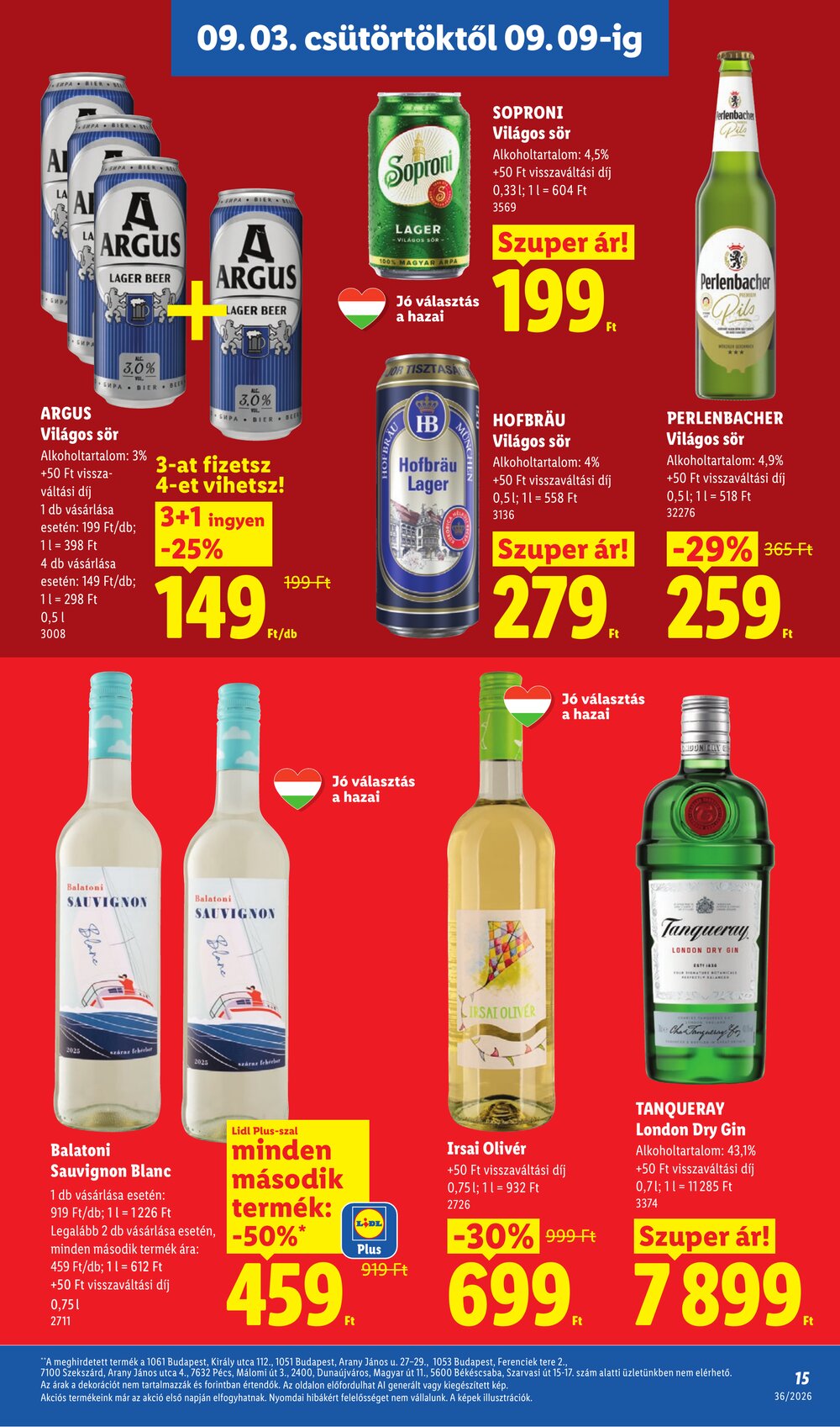 Lidl akciós újság 2026.09.03-tól - 15. oldal.