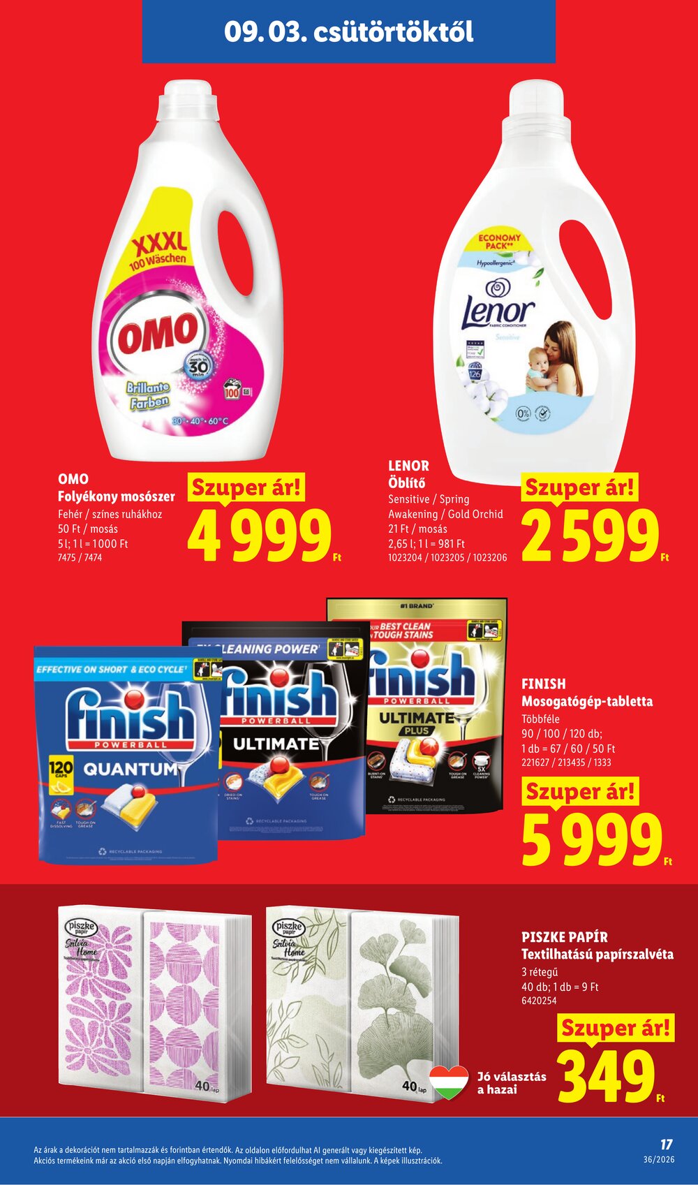 Lidl akciós újság 2026.09.03-tól - 17. oldal.