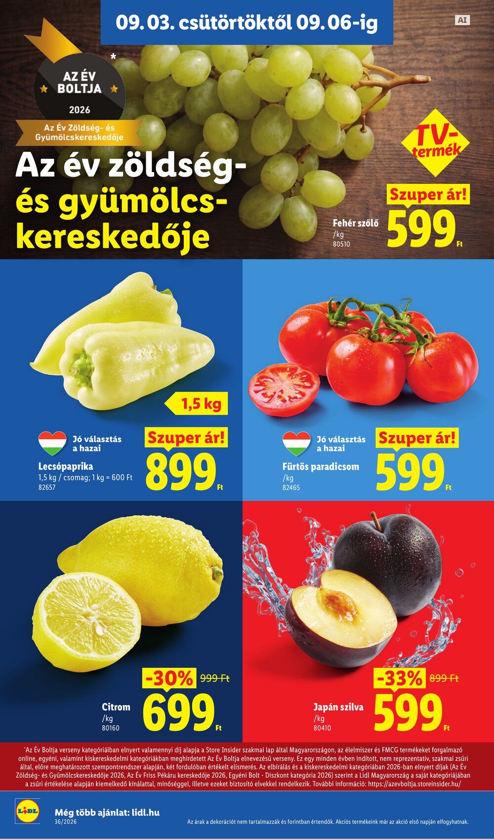 Lidl akciós újság 2026.09.03-tól - 2. oldal.