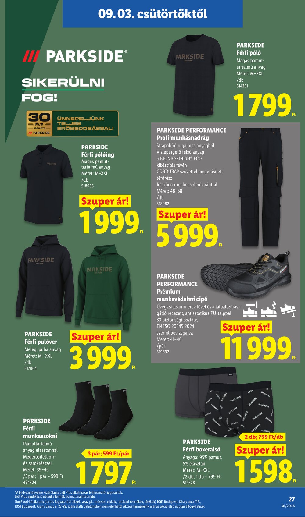 Lidl akciós újság 2026.09.03-tól - 27. oldal.