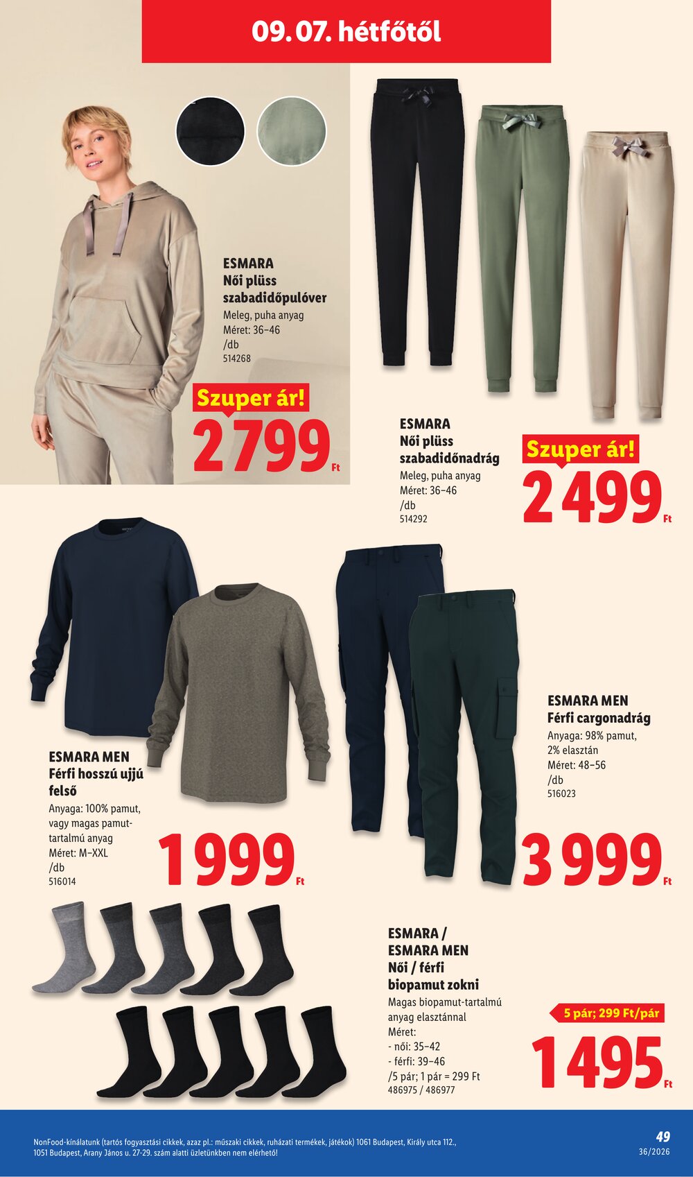 Lidl akciós újság 2026.09.03-tól - 49. oldal.