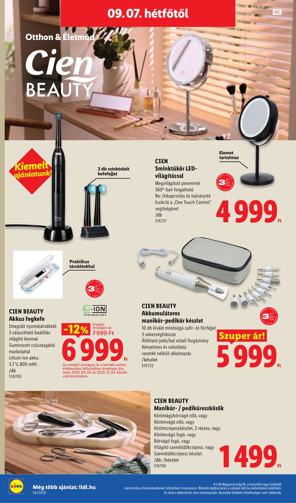 Lidl akciós újság 2026.09.03-tól - 50. oldal.