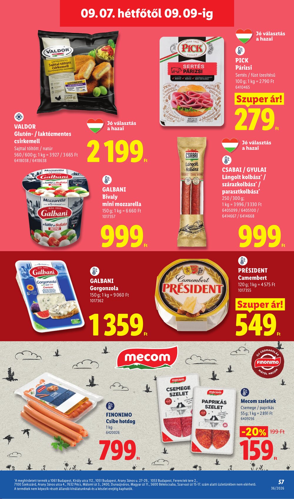 Lidl akciós újság 2026.09.03-tól - 57. oldal.