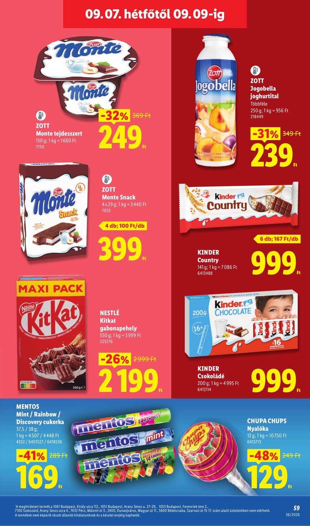 Lidl akciós újság 2026.09.03-tól - 59. oldal.
