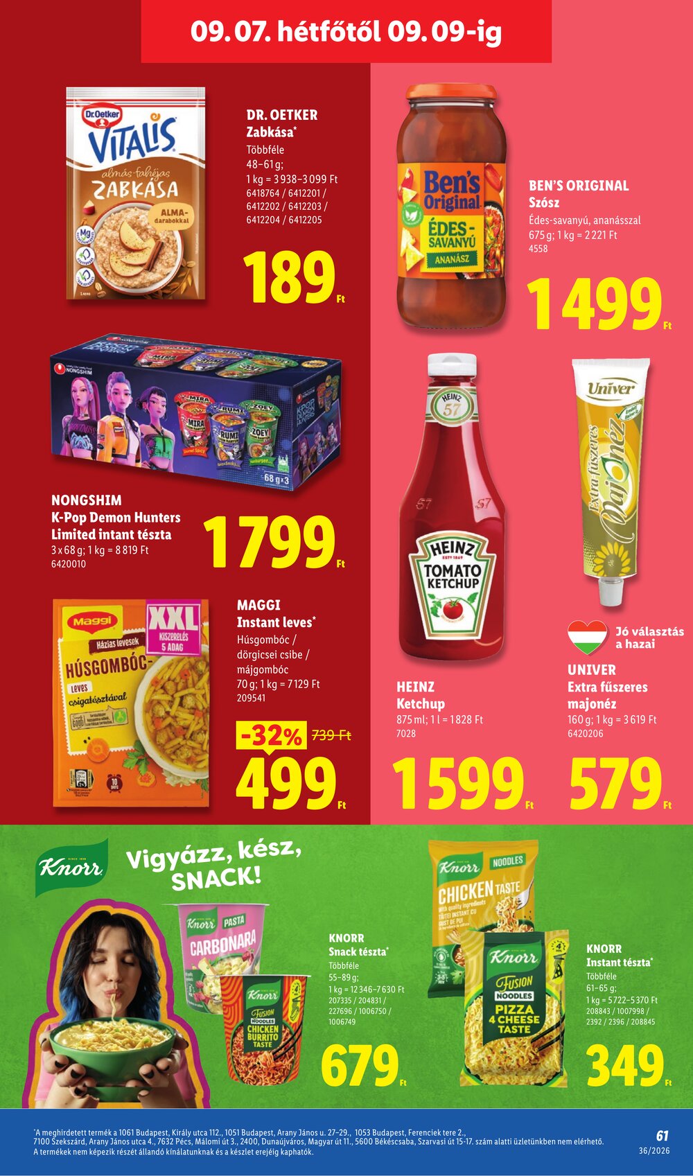 Lidl akciós újság 2026.09.03-tól - 61. oldal.