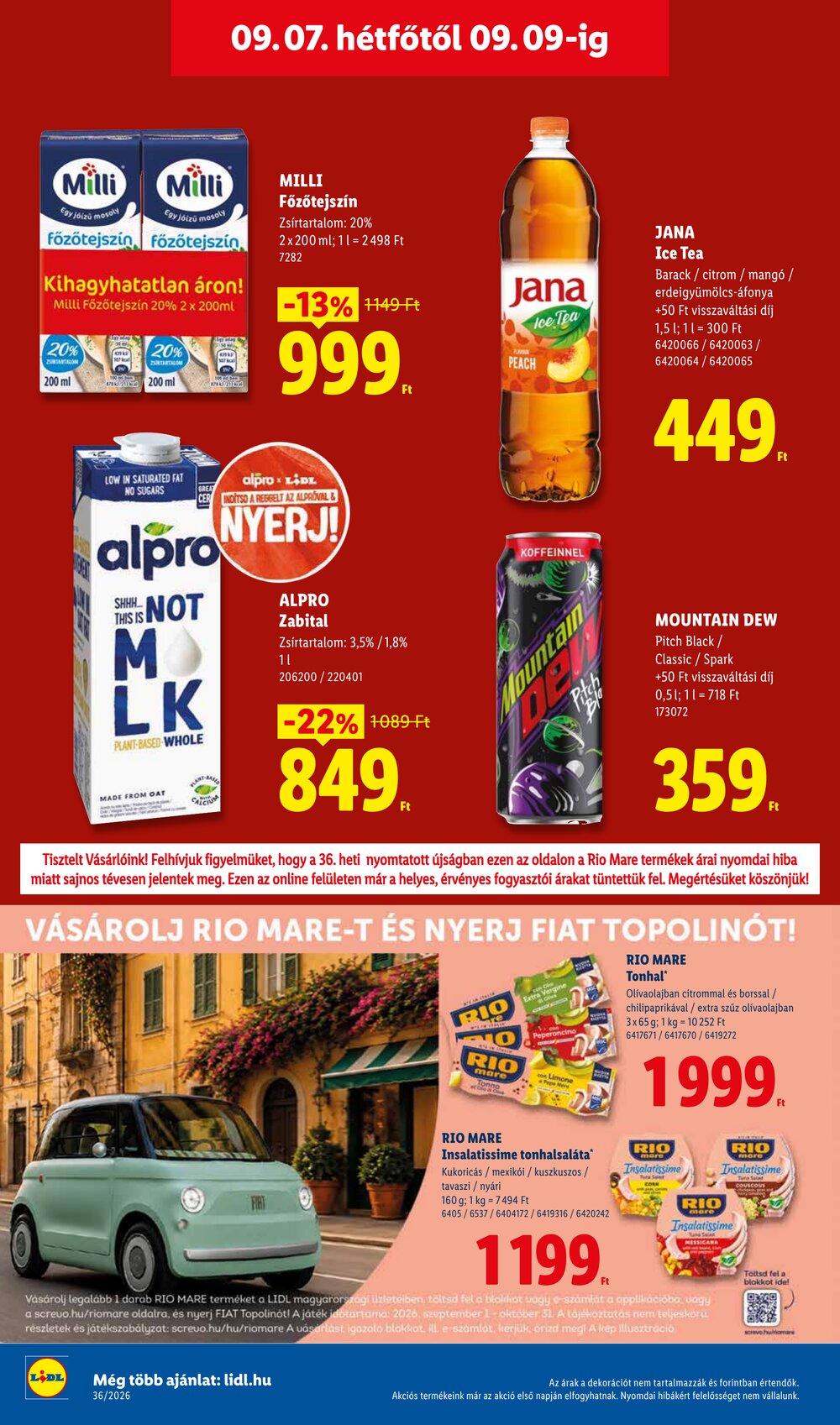 Lidl akciós újság 2026.09.03-tól - 62. oldal.