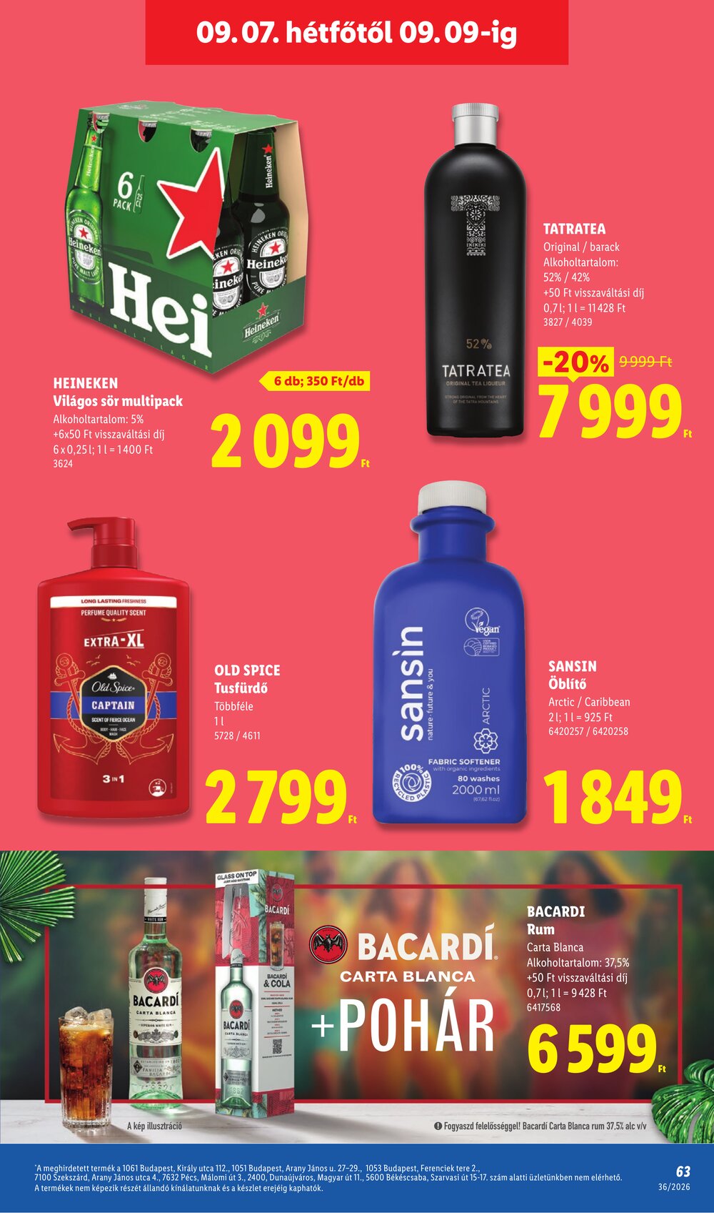 Lidl akciós újság 2026.09.03-tól - 63. oldal.