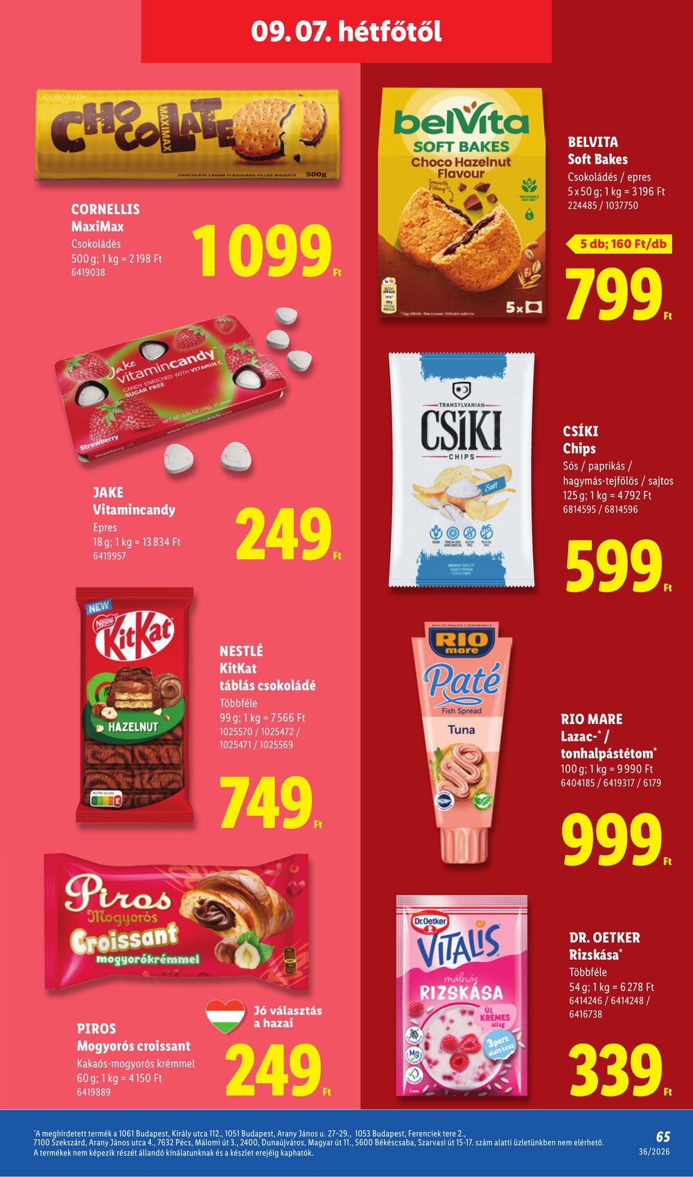 Lidl akciós újság 2026.09.03-tól - 65. oldal.