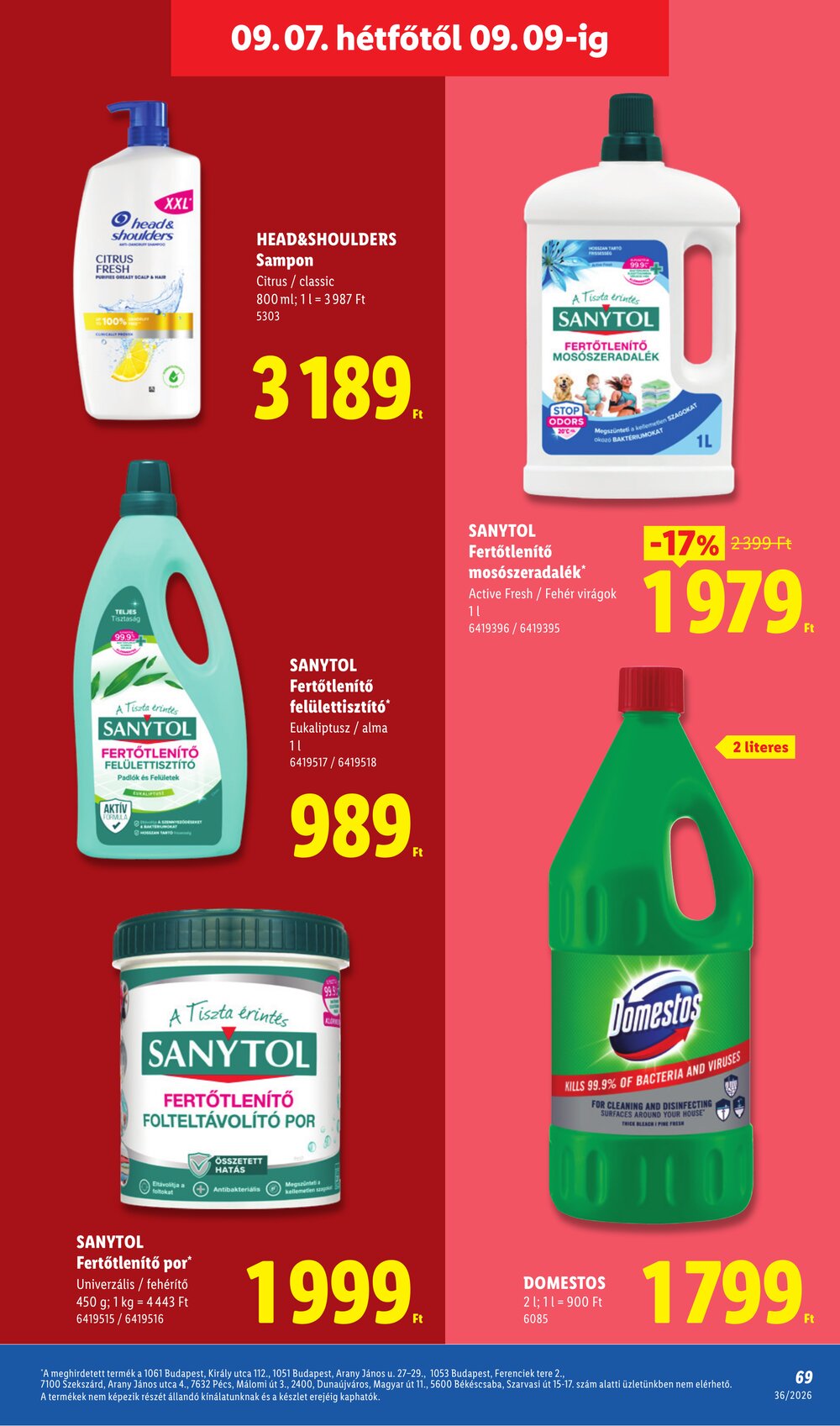 Lidl akciós újság 2026.09.03-tól - 69. oldal.