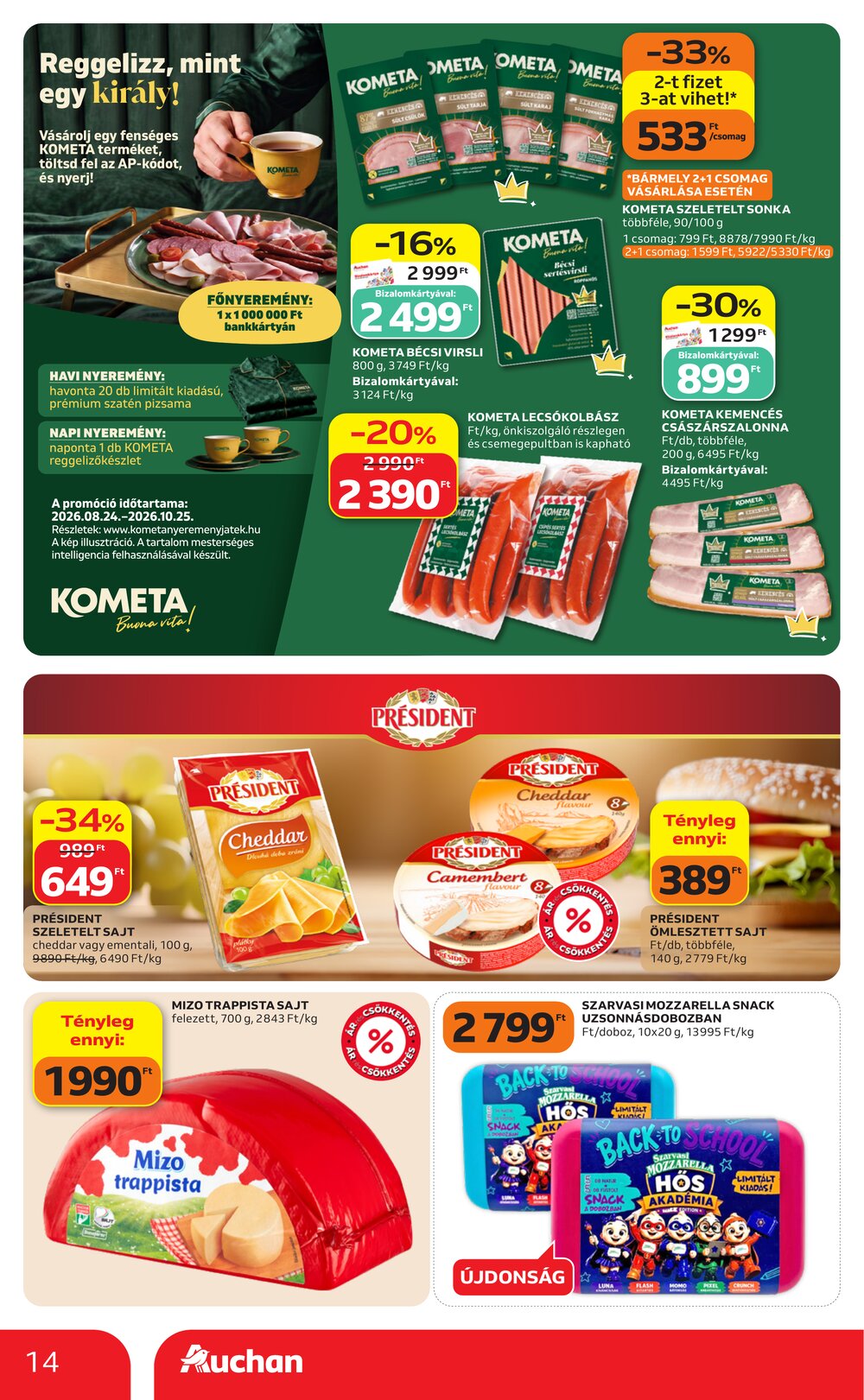 Auchan akciós újság 2026.09.03-tól - 14. oldal.